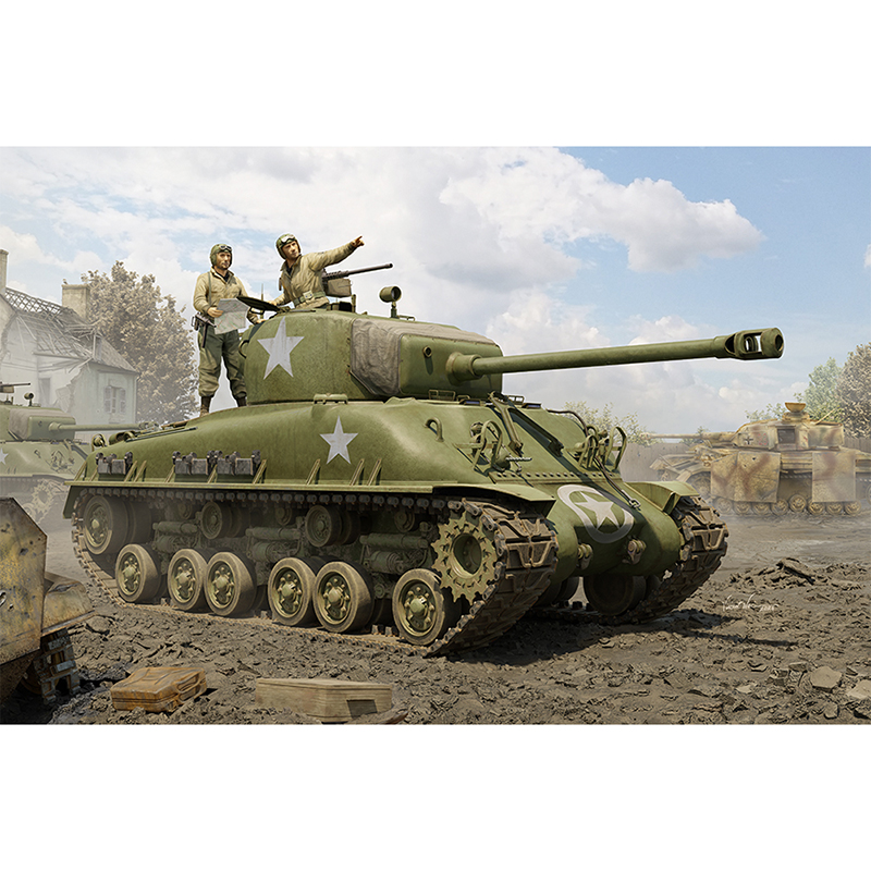 1/16 미군 M4A1E8 “셔먼 이지에이트” 중형전차 - 1/16 M4A1E8 Medium Tank