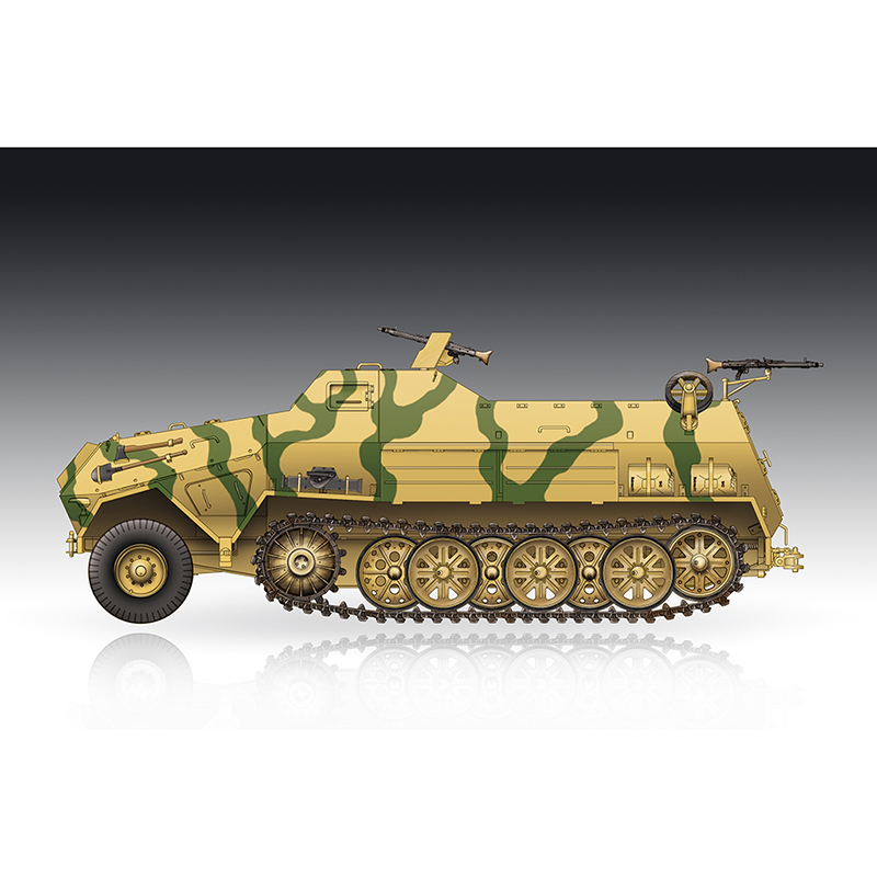 1/72 독일군 Sd.Kfz.8 12톤 반궤도 포병 견인차(장갑형) - 1/72 Sd.Kfz.8 Gepanzerte 12t
