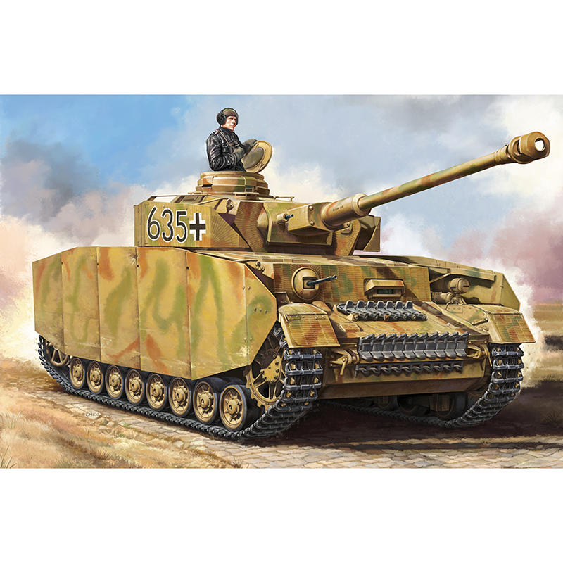 1/48 독일군 4호 H형 중형전차 - 1/48 German Pzkpfw IV Ausf.H Medium Tank
