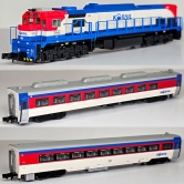 AJinGiL-MS01 [Limited Edtion] Diesel Locomotive + Mugunghwa Passenger 5 Car Set