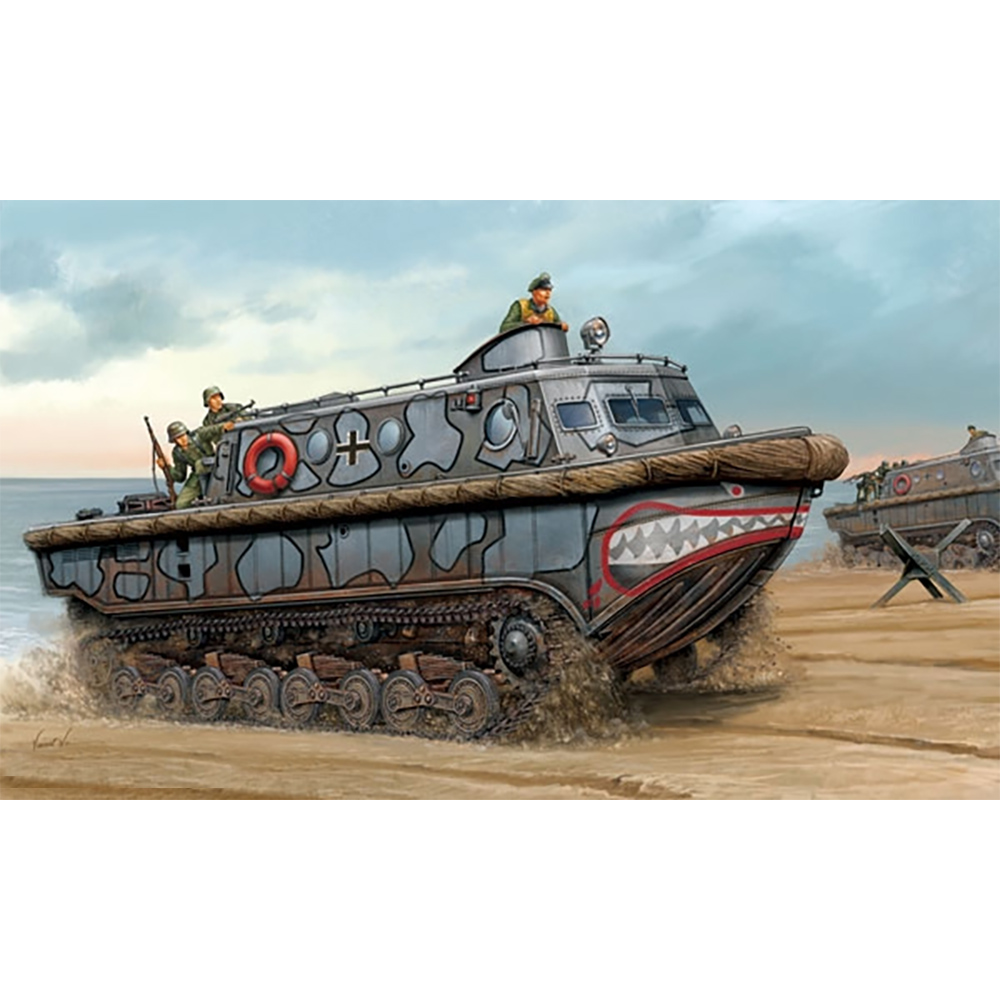 1/35 독일군 LWS 수륙양용 트랙터 중기형 - 1/35 German Land-Wasser-Schlepper (LWS) Medium production