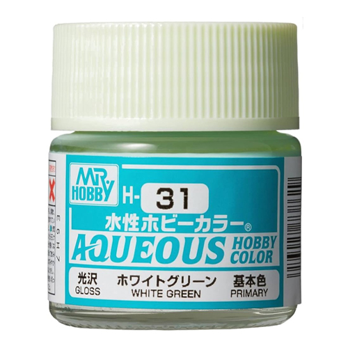 H-031 화이트 그린 (유광)