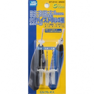 Mr. 루터용 소경 하이 스피드 드릴 3종 (비트직경:2.35mm/φ1.2/φ1.4/φ1.6)