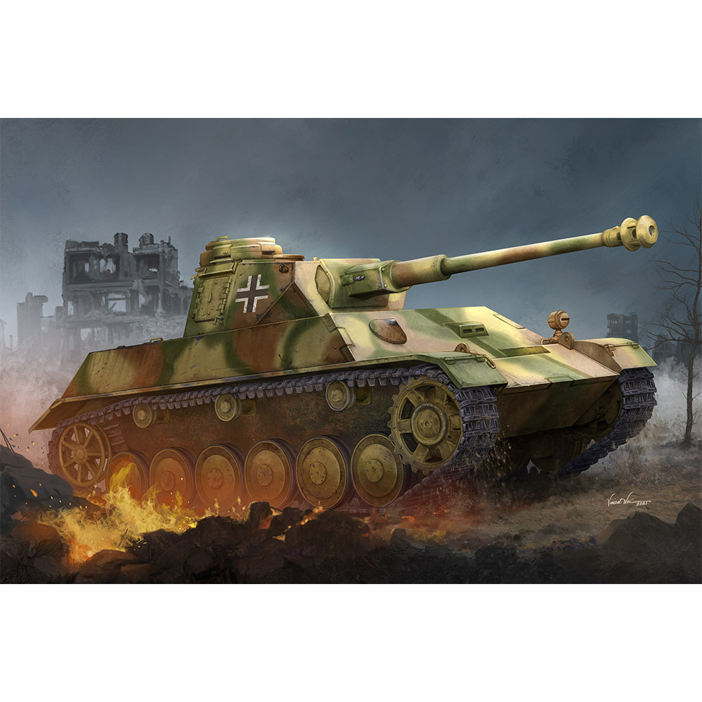 1/35 독일군 III/IV 혼합 차체 전차 (소형 포탑형) - 1/35 German Pz.Kpfw.III/IV auf Einheitsfahrgestell (Small Turret)