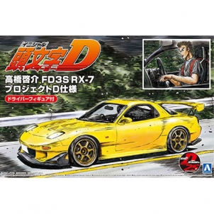 1/24 TAKAHASHI KEISUKE FD3S RX-7 (PROJECT D Ver.) with Figure