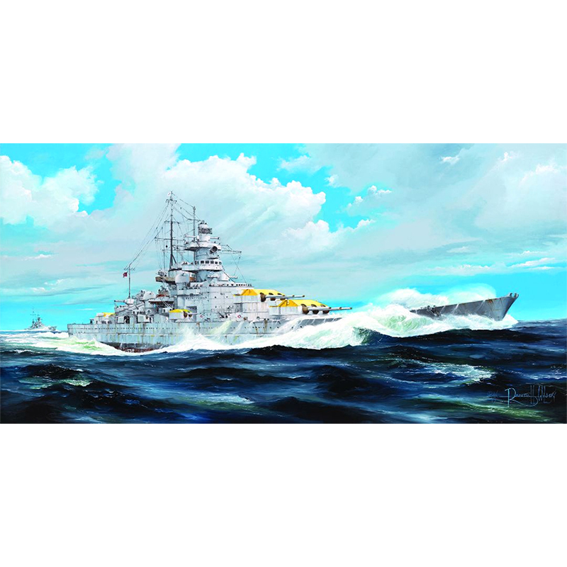 1/200 독일 해군 그나이제나우 전함 - 1/200 German Gneisenau Battleship