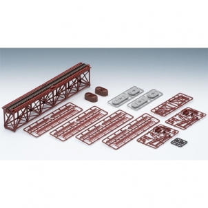 상로식 단선 트러스철교 S280 (F/레드) (벽돌 교각 2개 포함)