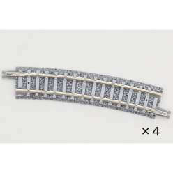 커브 PC 레일 C317-15-PC (F) (4pcs)