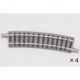 커브 레일 C280-15 (F) (4pcs)