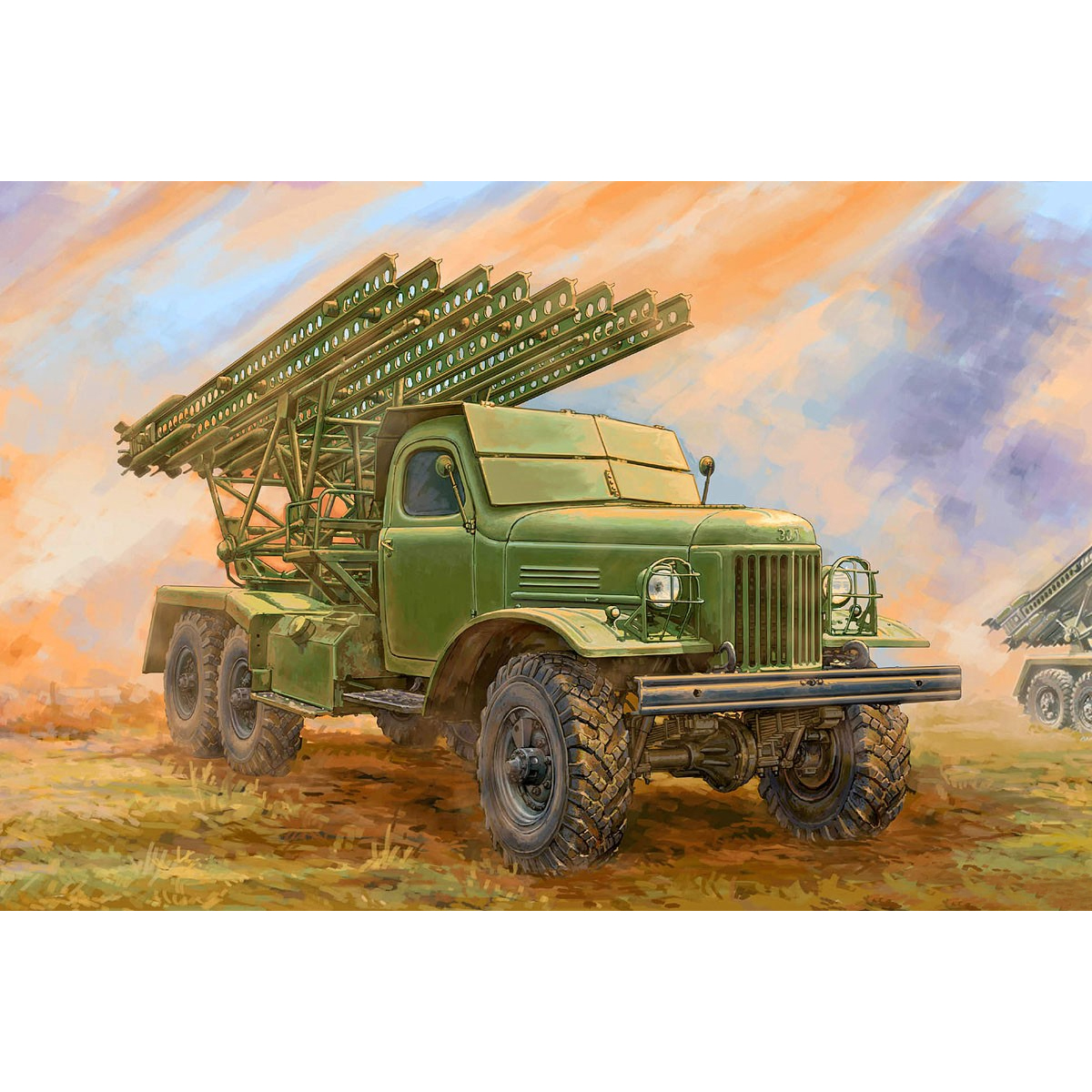 1/35 소련군 BM-13NM 카츄샤 다연장 로켓 발사기 - 1/35 Soviet 2B7 Multiple Rocket Launcher BM-13 NM