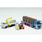 [트럭 컬렉션] 제재소 트럭 세트 (3pcs)