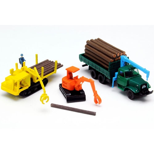 [트럭 컬렉션] 원목 운반 세트 (3pcs)