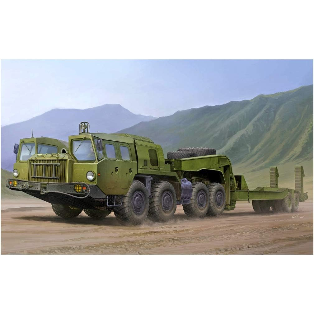 1/35 러시아군 MAZ-7410 중장비 트랙터 + CHMZAP-5247G 세미트레일러 -  1/35 MAZ7410 Tractor W/CHMZAP-5247G
