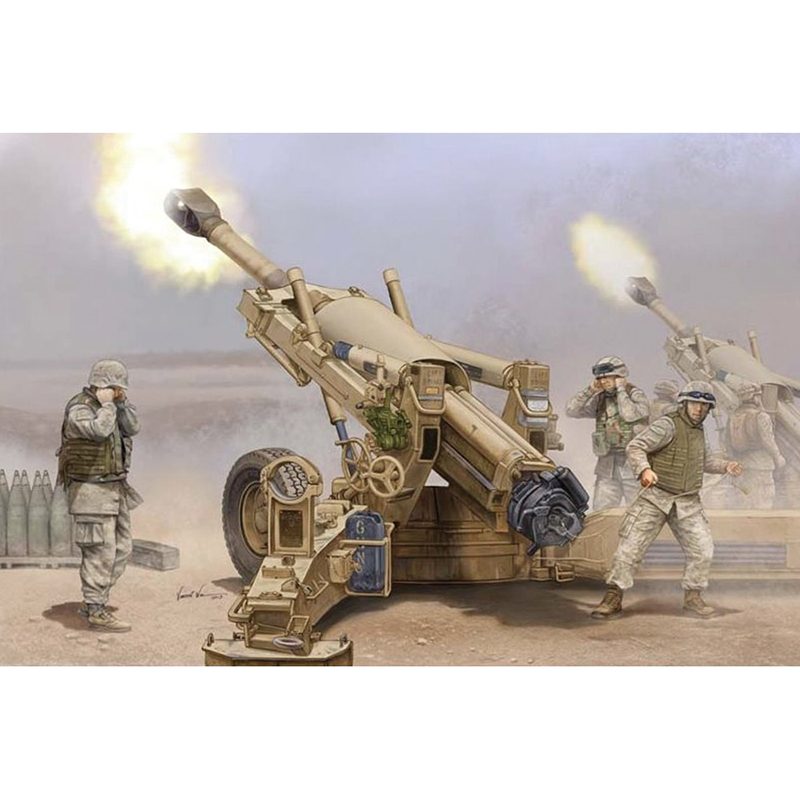 1/16 미군 M198 155mm 견인 곡사포 - 1/16 M198 155mm Towed Howitzer