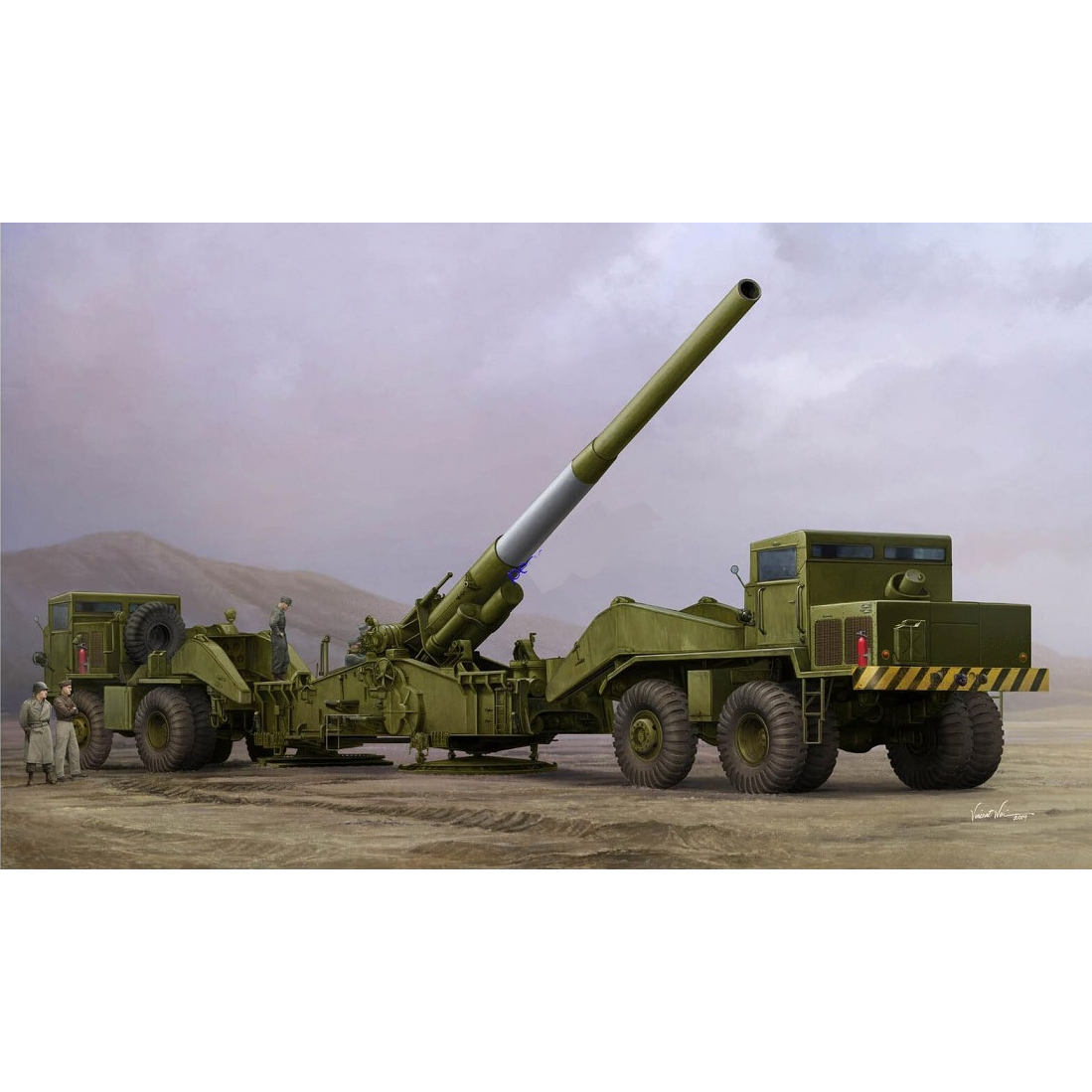 1/35 미군 M65 “원자 애니” 280mm 원자포 - 1/35 M65 280mm Atomic Cannon Atomic Annie