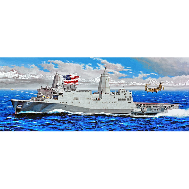 1/350 미 해군 뉴욕 LPD-21 상륙수송선거함 - 1/350 USS New York (LPD-21) - Re Edition