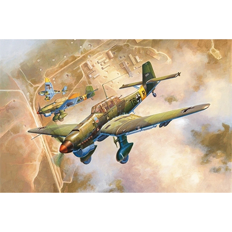 1/24 독일 공군 Ju-87B-2 슈투카 급강하 폭격기 - 1/24 Junkers Ju-87B-2 Stuka