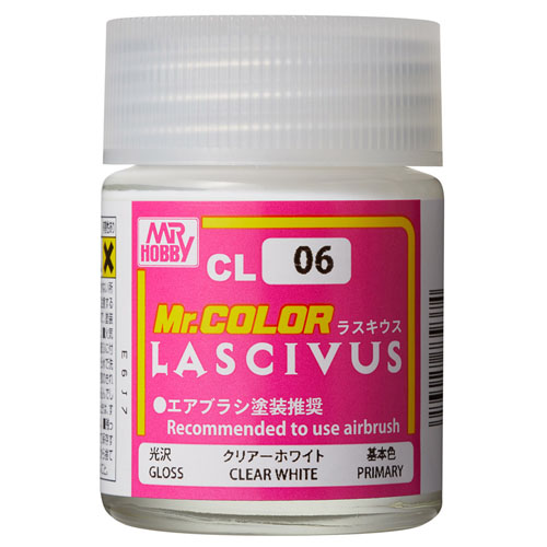 CL06 LASCIVUS 클리어 화이트 18ml (유광)