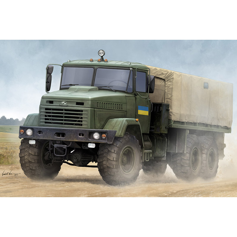 1/35 우크라이나군 KrAZ-6322 “솔저” 군용 트럭 - 1/35 Ukraine KrAZ-6322