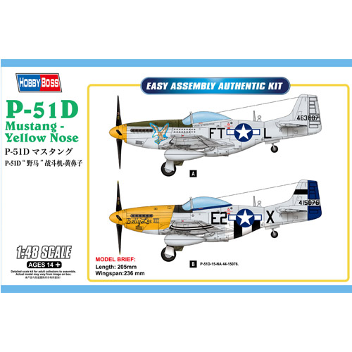 1/48 P-51D Mustang-Yellow Nose