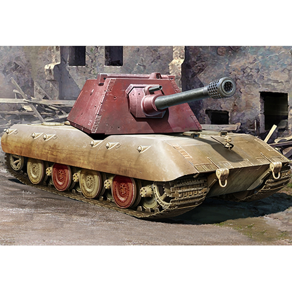 1/35 독일군 E-100 중전차 크루프 포탑형 - 1/35 E-100 Heavy Tank - Krupp Turret