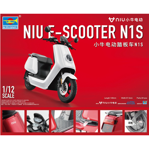 1/12 NIU E-SCOOTER NIS - pre-painted