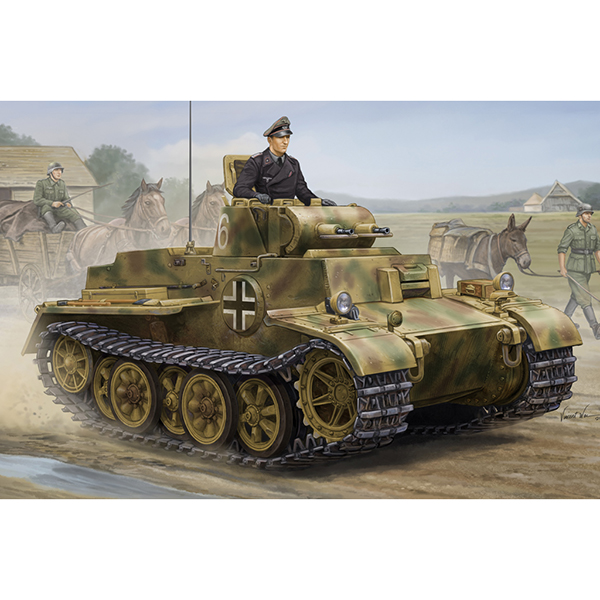1/35 독일군 VK 18.01 경전차 후기형 - 1/35 German Pzkpfw.I Ausf.F (VK1801)-Late