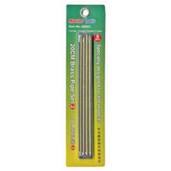 20cm Brass Pipe Set 2 (0.7, 0.8, 0.9, 1.0) (8ps)