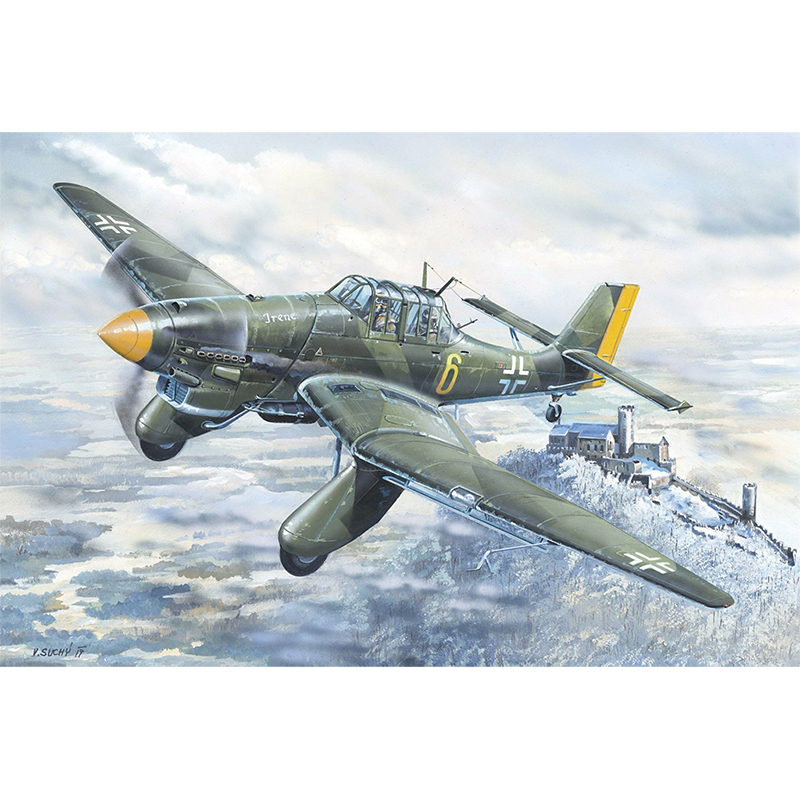 1/24 독일 공군 Ju 87A 슈투카 급강하 폭격기 - 1/24 Junkers Ju-87A Stuka