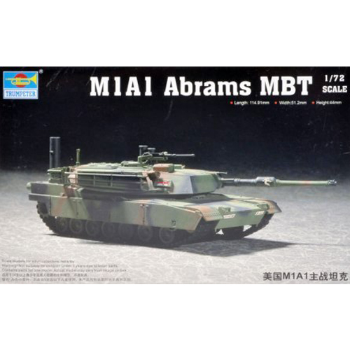 1/72 M1A2 Abrams MBT