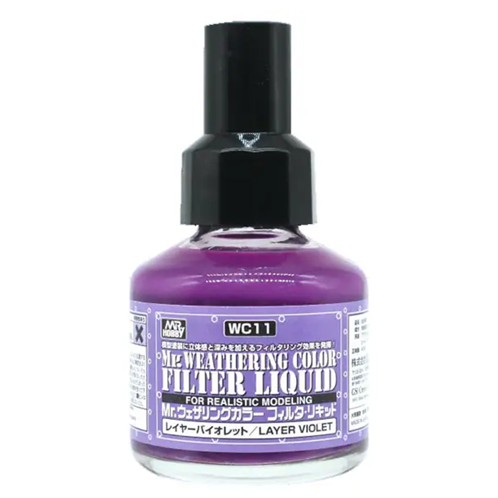 Mr. 웨더링 컬러 필터 리퀴드 - 레이어 바이올렛 40ml