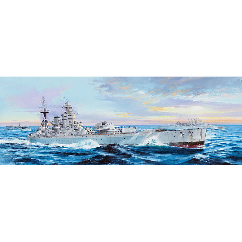 1/200 영국 해군 전함 넬슨 1944 - 1/200 HMS Nelson 1944