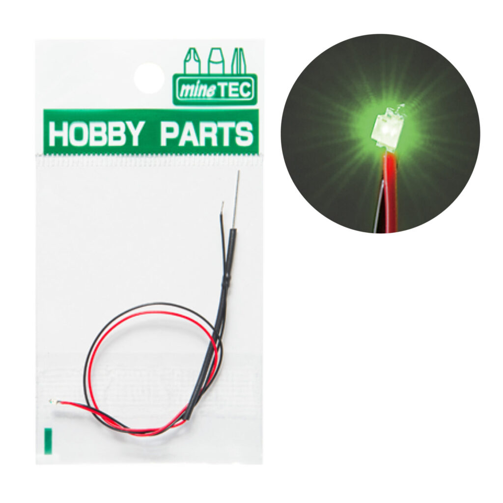 hobby parts LED 그린 (코드,저항 포함)