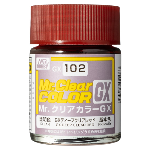 GX102 GX 딥 클리어 레드