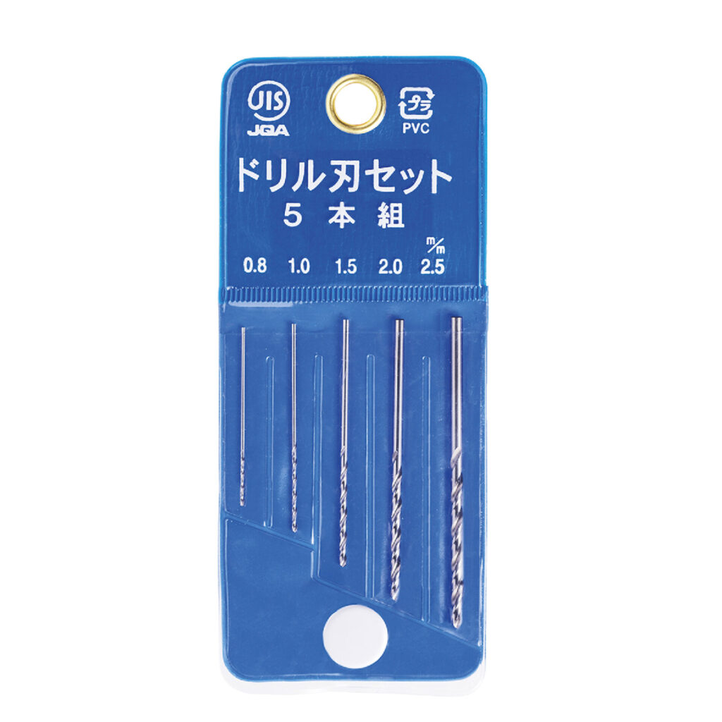 L-7B 드릴 날 세트 (0.8, 1.0, 1.5, 2.0, 2.5mm)