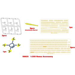 1/350 Italian Navy Battleship RN Roma Upgrade Sets