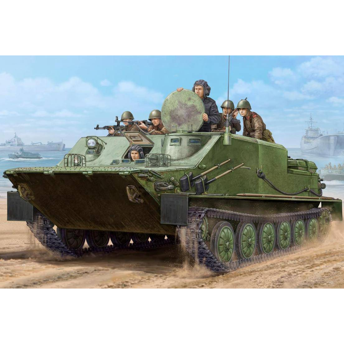 1/35 러시아군 BTR-50PK 장갑 병력수송차 - 1/35 Russian BTR-50PK APC