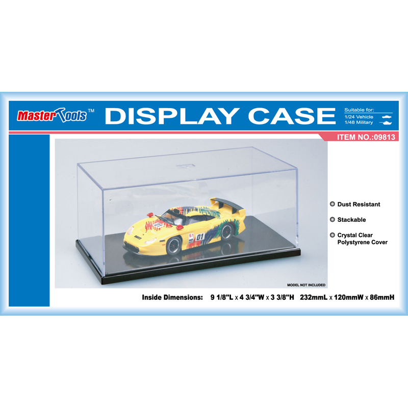 모델 디스플레이 케이스 (232×120×86mm) - Plastic transparent case for 1/24 Car 120x232x86mm