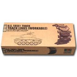 1/35 U.S. T85E1 track for U.S. M24 light tank (late)