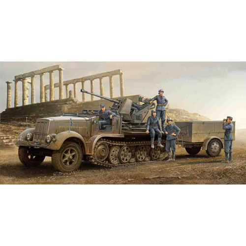 1/35 German 3.7cm Flak 37 auf Selbstfahrlafette (Sd.Kfz.7/2 Early Version)