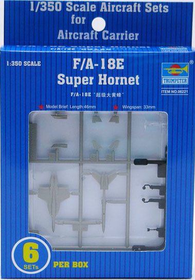 1/350 항공모함용 F-18E (6pcs)