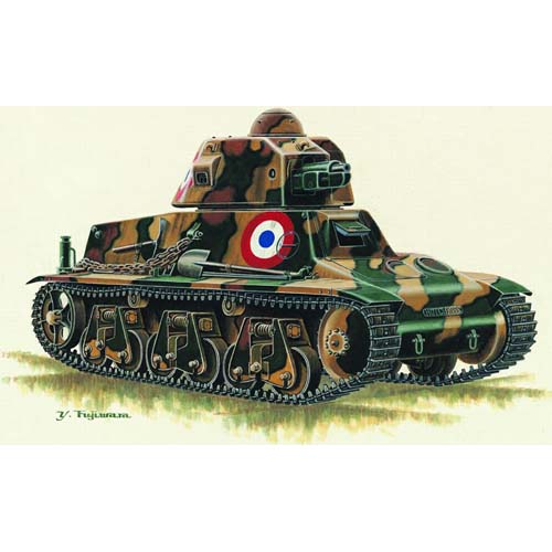 1/35 France 38/39(H) TANK SA 18 37mm gun