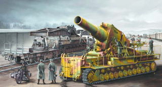 1/35 Morser Karl-Gerat 040-041 on railway transport carrier (수송열차 포함)