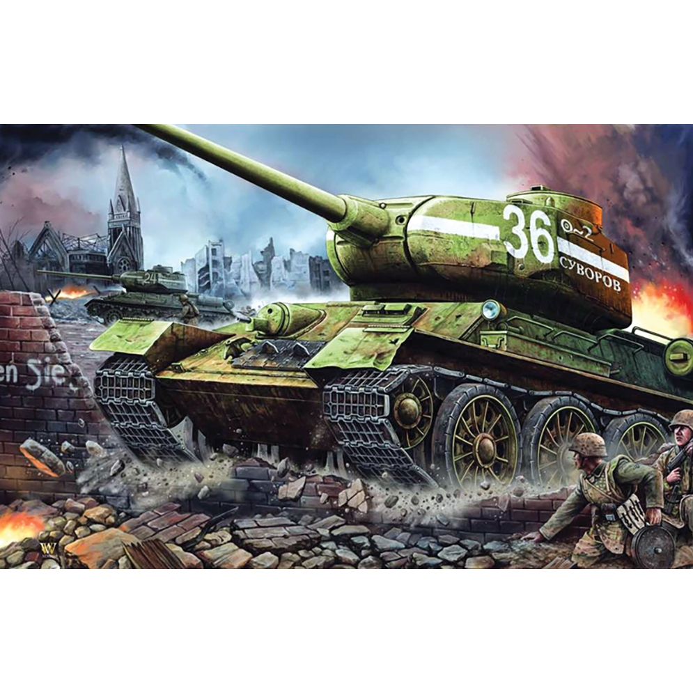 1/16 소련군 T-34-85 중형전차 1944년형 183공장형 - 1/16 T-34/85 Model 1944 Fty.183