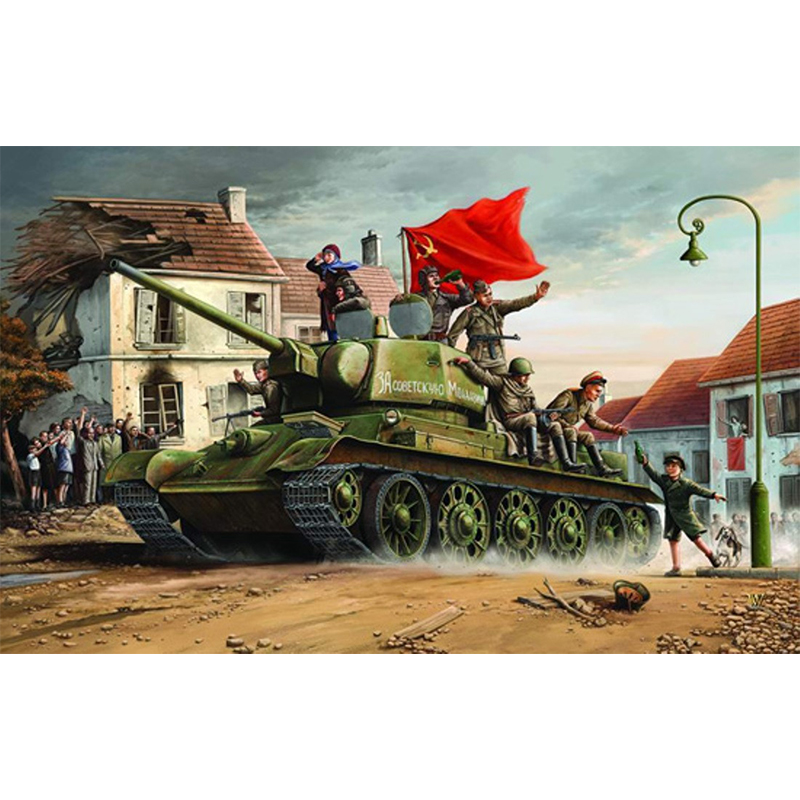 1/16 소련군 T-34-76 중형전차 1943년형 - 1/16 T-34/76 Model 1943