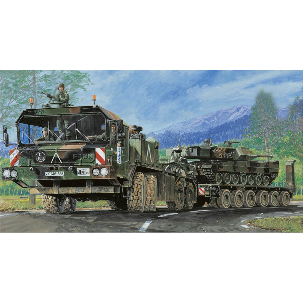 1/35 독일군 SLT50-2 전차 운송 차량 - 1/35 Faun Elephant SLT-56 Panzer transporter