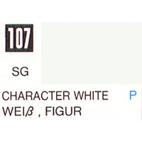 107 CHARACTER WHITE (반광)