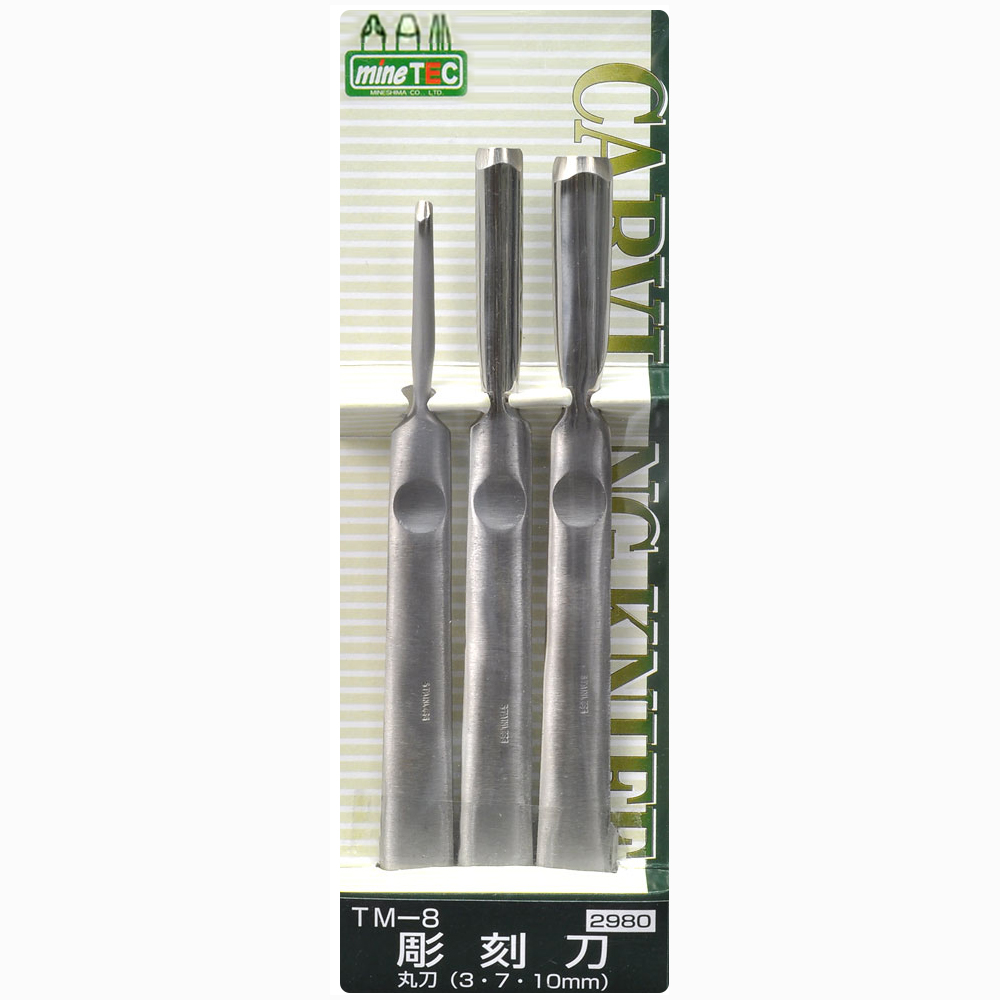 TM-8 둥근날 조각도 3종 세트