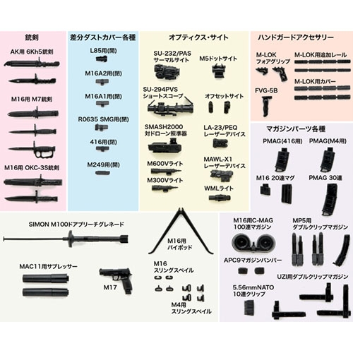 [리틀 아머리] LD048 GUN\\\\\\\'S ACCESSORIES B