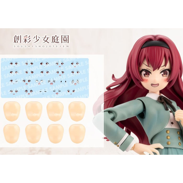 [창채소녀정원] 커스터마이즈 페이스 & 데칼 세트 Vol.8 (라구호노 에리카 디자인 이시카와 엠마용 A)
